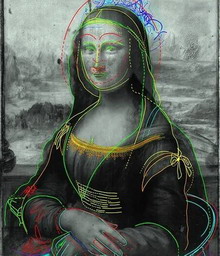 Техника переноса рисунка Моны Лизы