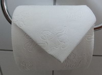 Изгибы туалетной бумаги